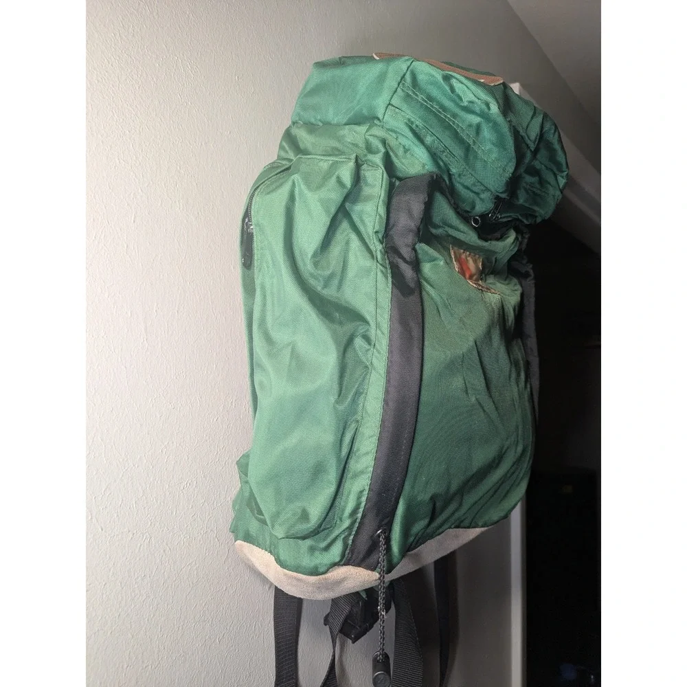 Vintage Himalayan Backpack External Frame Green Hiking Camping Gorpcore Pack